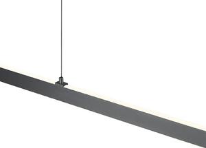HELL Lampada a sospensione Karo, dimmerabile, Nero, Soggiorno / Sala da pranzo, Metallo, Moderno, Lampada a sospensione