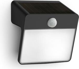 LED YARIXA 2,2W 2700K 250lm IP44 nero Philips lampada solare da parete per facciate