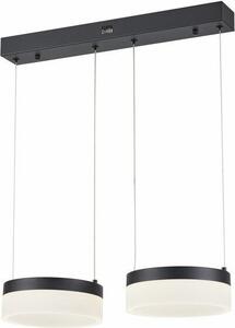 Lampada a sospensione LED Nicki nera 12W, bianco neutro, 1920 lm, acrilico, dimensioni: 100x50x20 cm, IP20, Reality