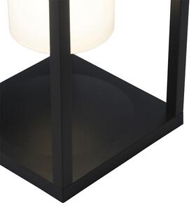 Lampada da tavolo moderna nera ricaricabile LED - DENLU
