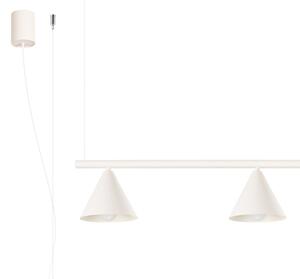 Sollux SL.2554 - Lampadario a cavo NOX 4xE14/10W/230V crema