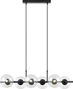 Lampada a sospensione a candelabro RORY 6 TRANSPARENT Emibig 1206/6
