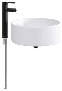Lavabo da bagno Nero Opaco 40,5 x 40,5 x 15,5 cm Metallo
