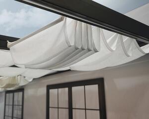 Palram - Tenda da sole Canopia per tettoia Stockholm White 340x515 cm