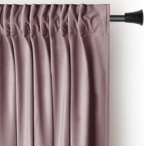 Tenda parzialmente oscurante marrone chiaro in velluto 140x245 cm Pleat – Restilo