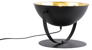 Lampada da tavolo industriale nera oro regolabile 39,2 cm - MAGNAX