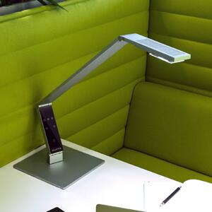 Luctra Table Linear LED da tavolo, base alluminio