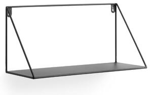 Mensola Teg triangolo in acciaio finitura nera 40 x 20 cm