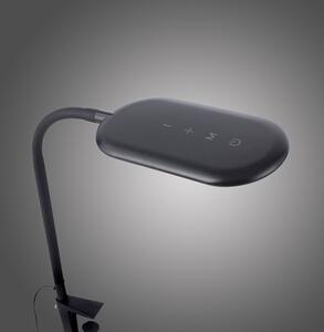 Lampada a morsetto moderna nera dimmerabile con LED - Kiril