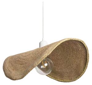 Lampada a sospensione BOHO marrone e bianca 1xE27x40W con cavo / sisal, dimensioni: 170x50x20 cm, IP20, Abruzzo