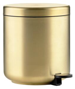 Cestino per la spazzatura color ottone in acciaio inox con pedale 4 l Ume Brass – Zone