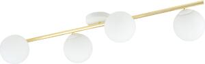 Lampada da soffitto Emibig 4xE14 10W SPLENDI con 4 paralumi bianchi 1249/4