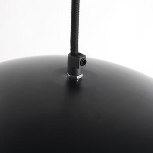 Lampada a sospensione industriale nera con oro 50 cm - Magna Eco