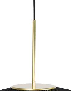 Lampada a sospensione design oro nero 60 cm - DOBRADO