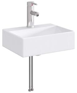 Lavabo da bagno Cromato 39 x 30,5 x 12,5 cm Metallo