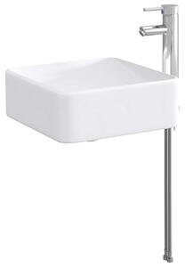 Lavabo da bagno Cromato 36,5 x 36,5 x 13 cm Metallo