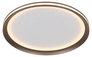Plafoniera LED rotonda Artizo color caffè 24W, luce bianca regolabile 2900 lm, metallo, dimensioni: 6x41,5x41,5 cm, IP20, Italux