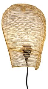 Lampada da parete orientale oro 35 cm - Nidum