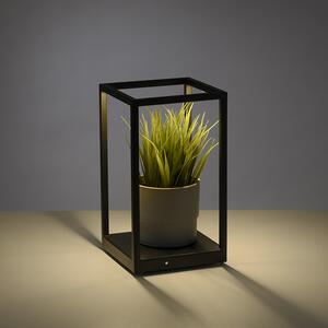 Lampada da tavolo di design nera con LED con dimmer tattile - Jitske