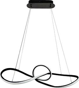 Lampada a sospensione LED Marco nera 42W, bianco neutro, 3570 lm, metallo, dimensioni: 100x73x25 cm, IP20, Milagro