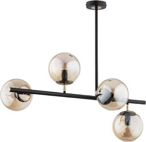 Lampada da soffitto in stile industriale nera a 4 punti LURO 4xE14 10W ALF63031 Alfa