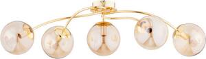 Lampada da soffitto moderna dorata a 5 sfere GILIAN 5xE14 10W ALF63242 Alfa