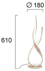 Lampada da tavolo RIBBON LED/21W/230V beige