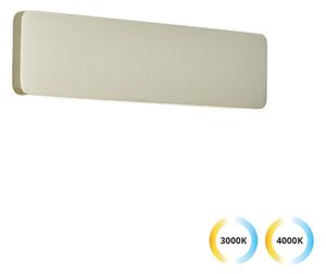 Lampada da parete LED KELDA LED/12W/230V 3000K/4000K argento