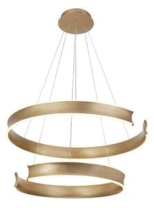 Lampadario LED a sospensione MARLEN LED/84W/230V oro