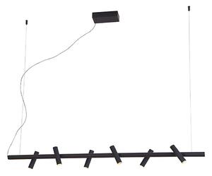 Lampadario LED a sospensione CLIO LED/29W/230V nero