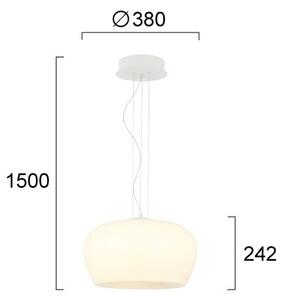 Lampadario LED a sospensione su cavo NADIA LED/20W/230V bianco