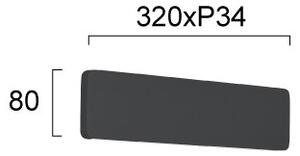 Applique LED KELDA LED/12W/230V 3000K/4000K nera