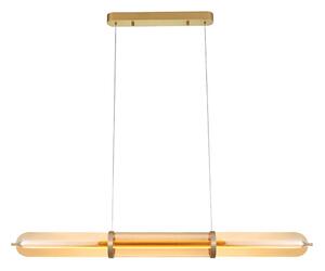 Lampadario LED sospeso con cavo ELIANA LED/34W/230V dorato