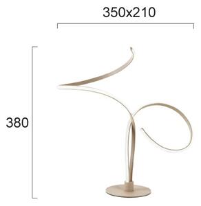 Lampada da tavolo a LED IVANA LED/5W/230V beige