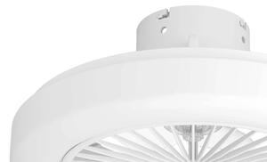 Ventilatore da soffitto LED integrato Ortona, bianco , con telecomando EGLO