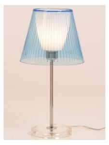 JOLLY LAMPADA DA TAVOLO CON STELO CROMATO E PARALUME IN ACRILICO IN 7 COLORI