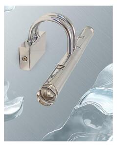 RUDY APPLIQUE DA BAGNO O PARETE MODERNA IN METALLO CROMO O ORO CON LUCI ORIENTABILI