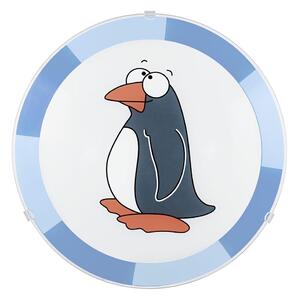 Eglo 94457 - Plafoniera per bambini BIUBIU 1xE27/60W/230V PINGUINO