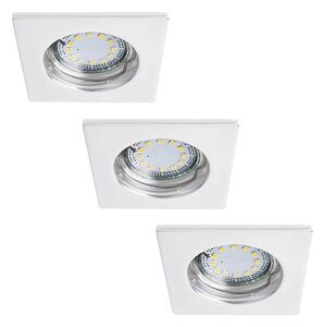 Rabalux 1052 - SET 3x Lampada LED da incasso LITE 1xGU10-LED/3W/230V IP44
