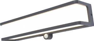 Applique solare a LED con rilevatore di movimento 35 x 9 cm