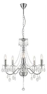 Globo 63129-5 - Lampadario a sospensione con catena WILLIAM 5xE14/40W/230V