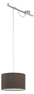 Eglo 96797 - Lampada a sospensione CALCENA 1xE27/60W/230V marrone