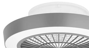 Ventilatore da soffitto LED integrato Sazan, nero, bianco , con telecomando EGLO