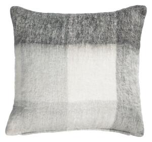 Fodera cuscino Catarina quadri bianchi e grigi 45 x 45 cm