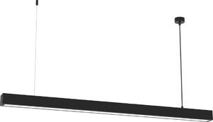 Lampada a sospensione LUNGO nera 1xG13x18W in metallo, dimensioni: 90x124x6,5 cm, IP20, Milagro