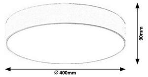 Rabalux 5682 - Plafoniera LED ARTEMIS LED/24W/230V oro/bianco