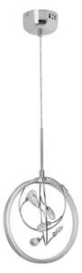 Rabalux 1493 - Lampadario di cristallo LED a sospensione con catena CHRISSY LED/7W/230V 480lm