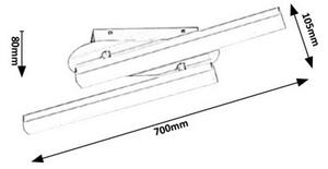 Rabalux 5785 - Applique a LED da bagno MARIUS LED/18W/230V IP44