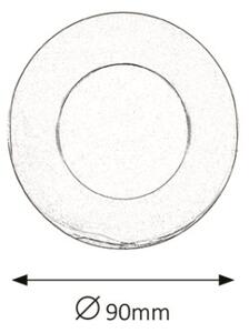 Rabalux 5588 - Lampada LED da incasso per bagni LOIS LED/3W/230V IP44 3000K