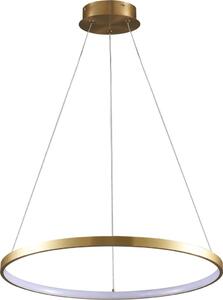 Lampada a sospensione LED LEA oro-bianca 20W, luce bianca neutra 2600 lm, alluminio, dimensioni: 110x50x50 cm, IP20, Polux